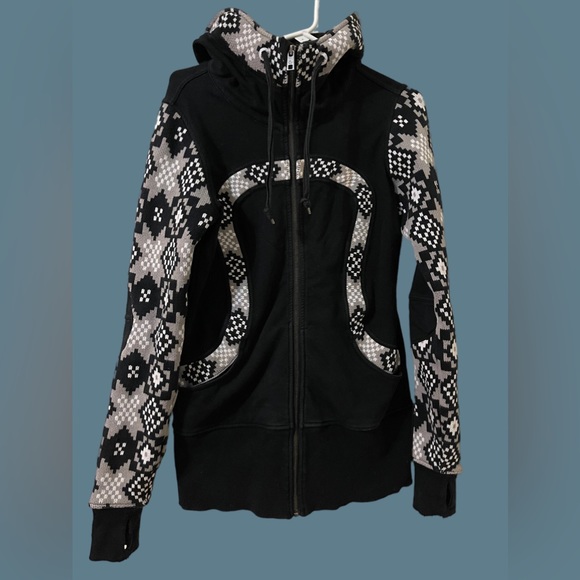 lululemon athletica Tops - Lululemon Fair Isle Knit Scuba Hoodie